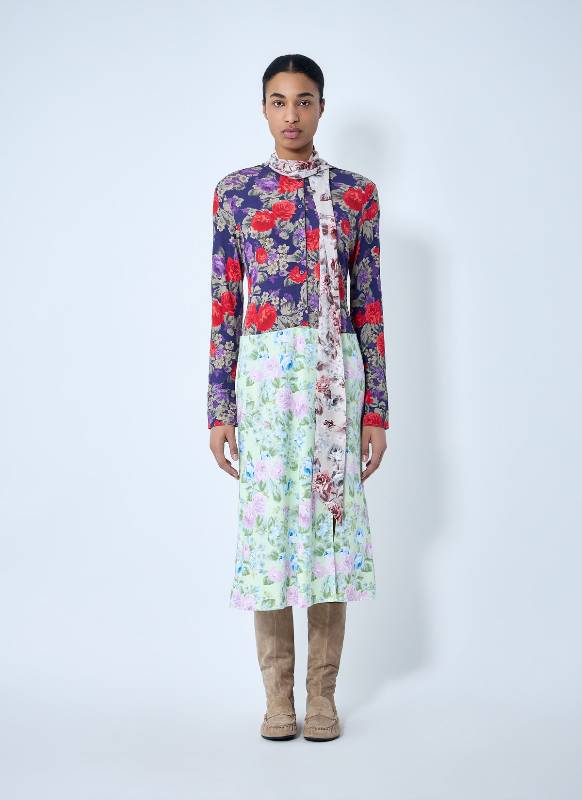 Acne Studios Women Floral Printed Midi Dress