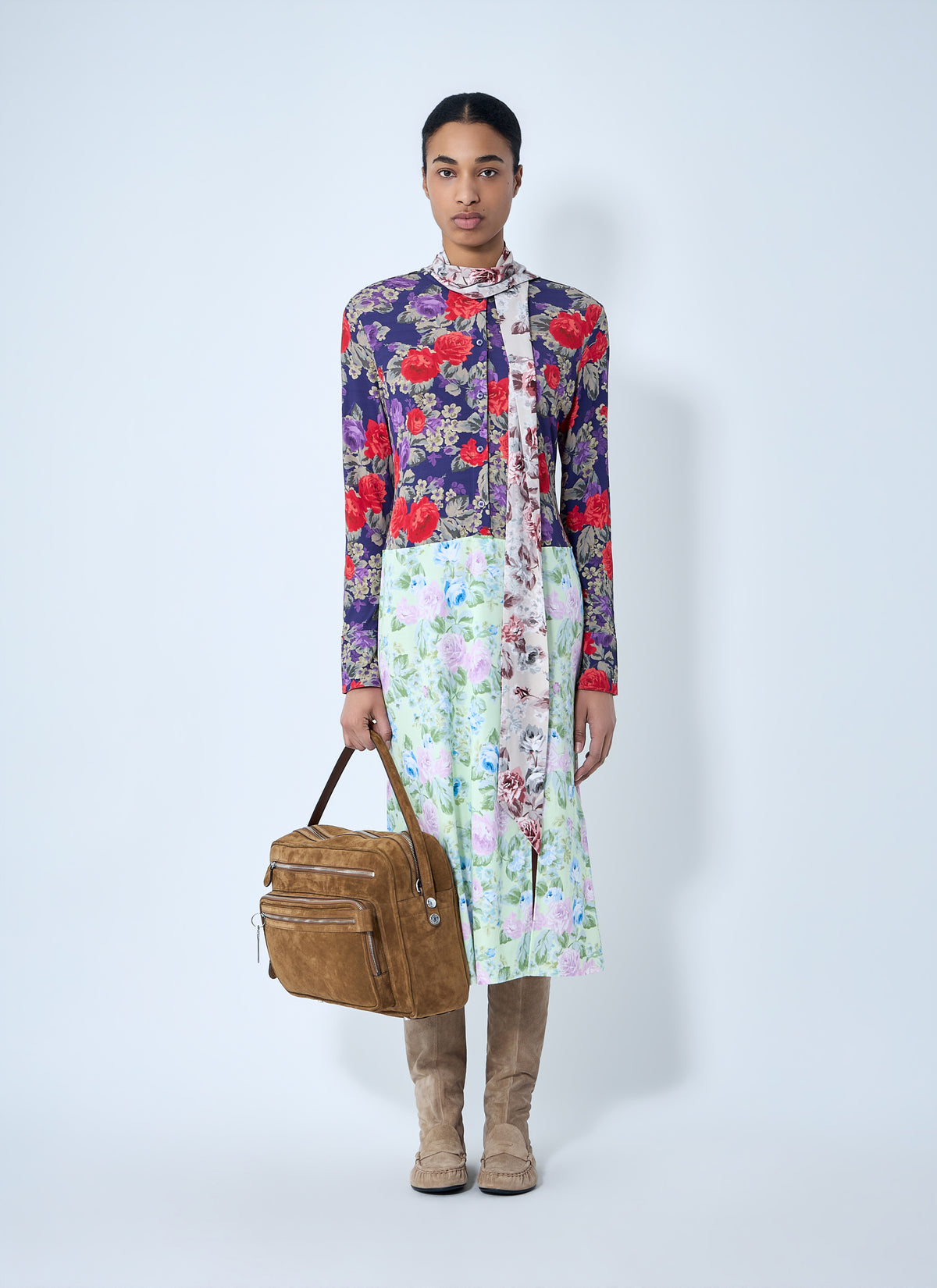 Acne Studios Women Floral Printed Midi Dress
