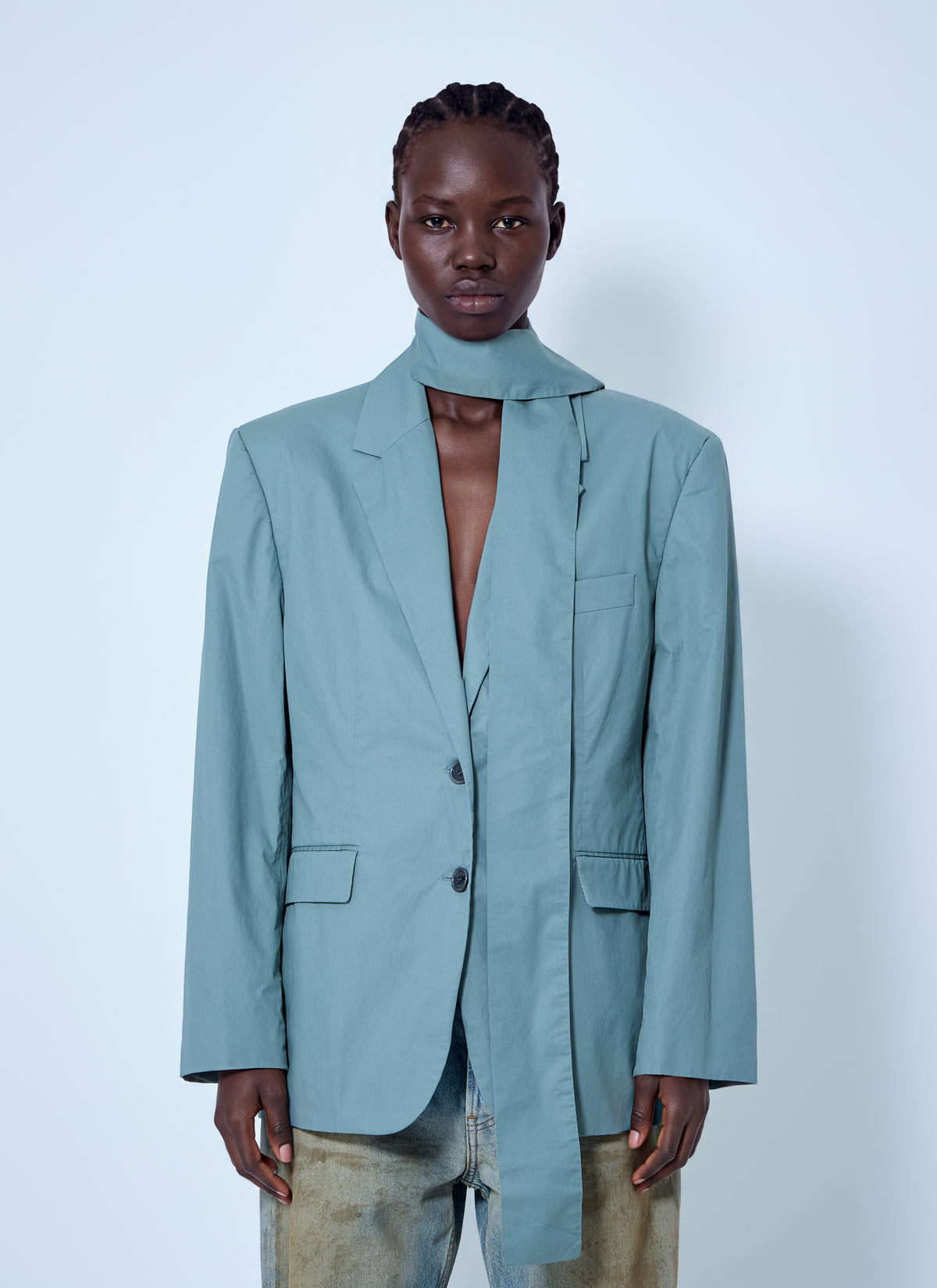 Acne Studios Acne Studios Women Suit Jacket With Scarf
