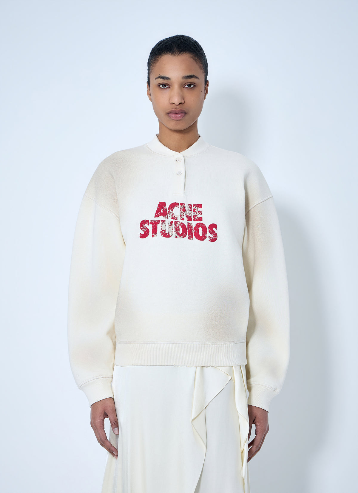 Acne Studios Acne Studios Women Logo Embroidered Sweatshirt