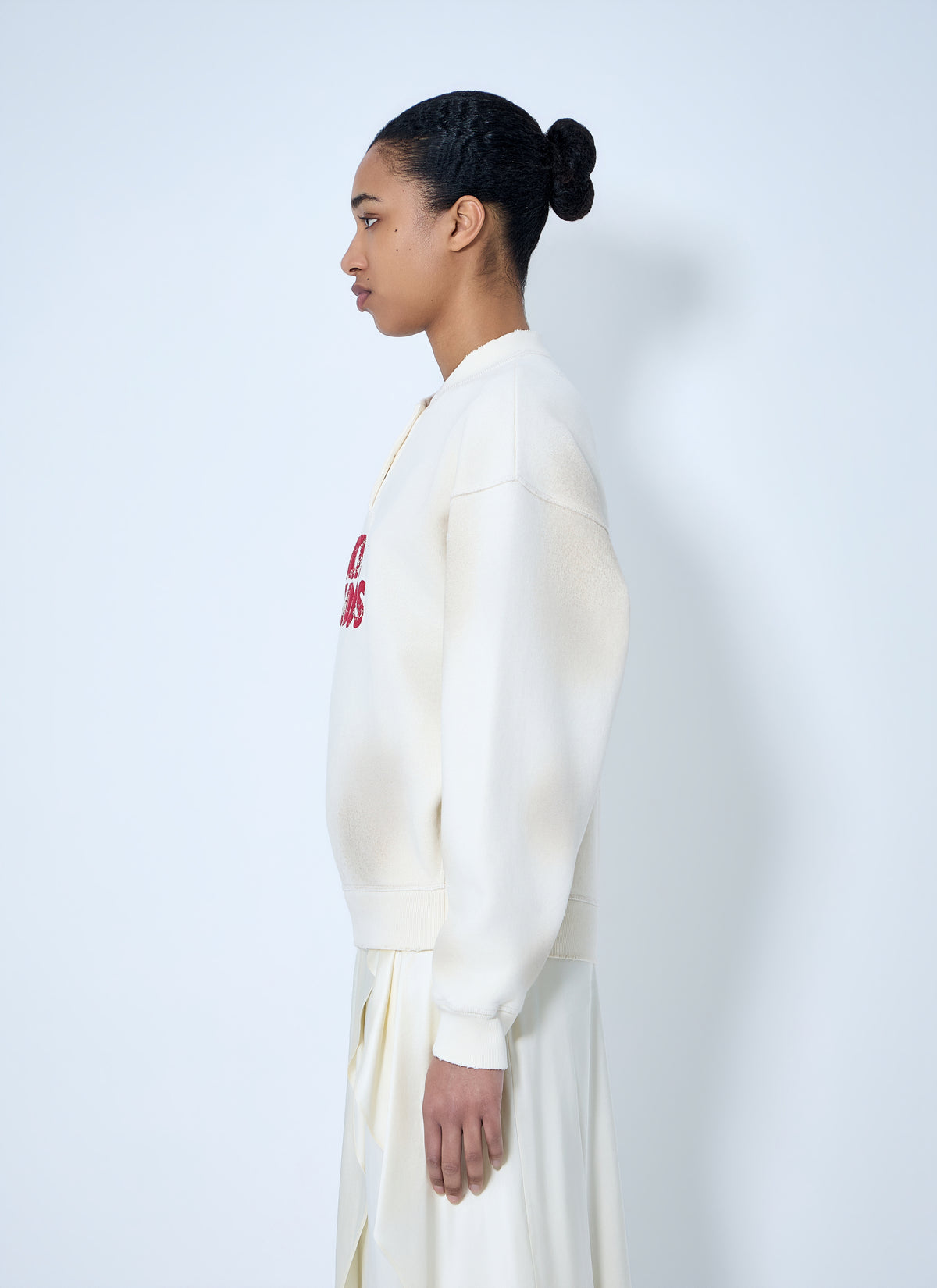 Acne Studios Acne Studios Women Logo Embroidered Sweatshirt