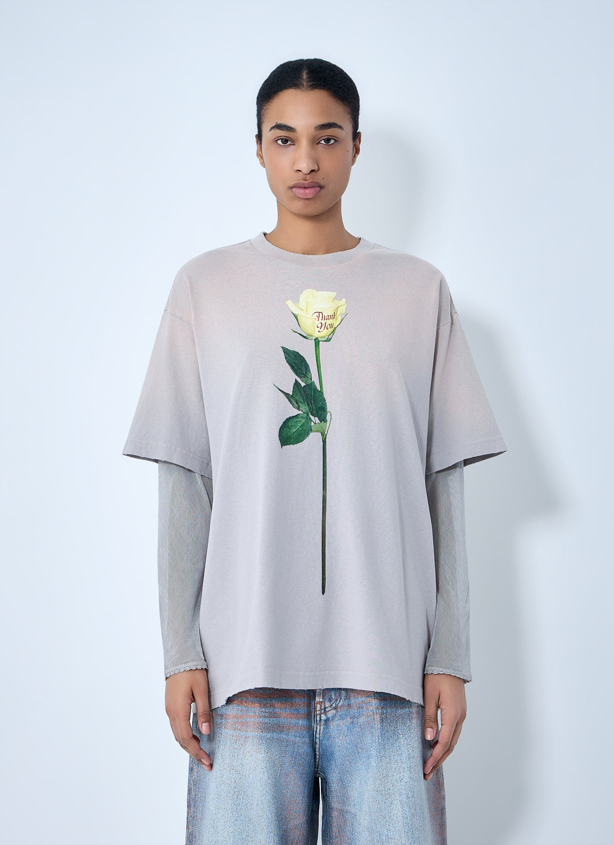 Acne Studios Acne Studios Women Layered Graphic T-Shirt