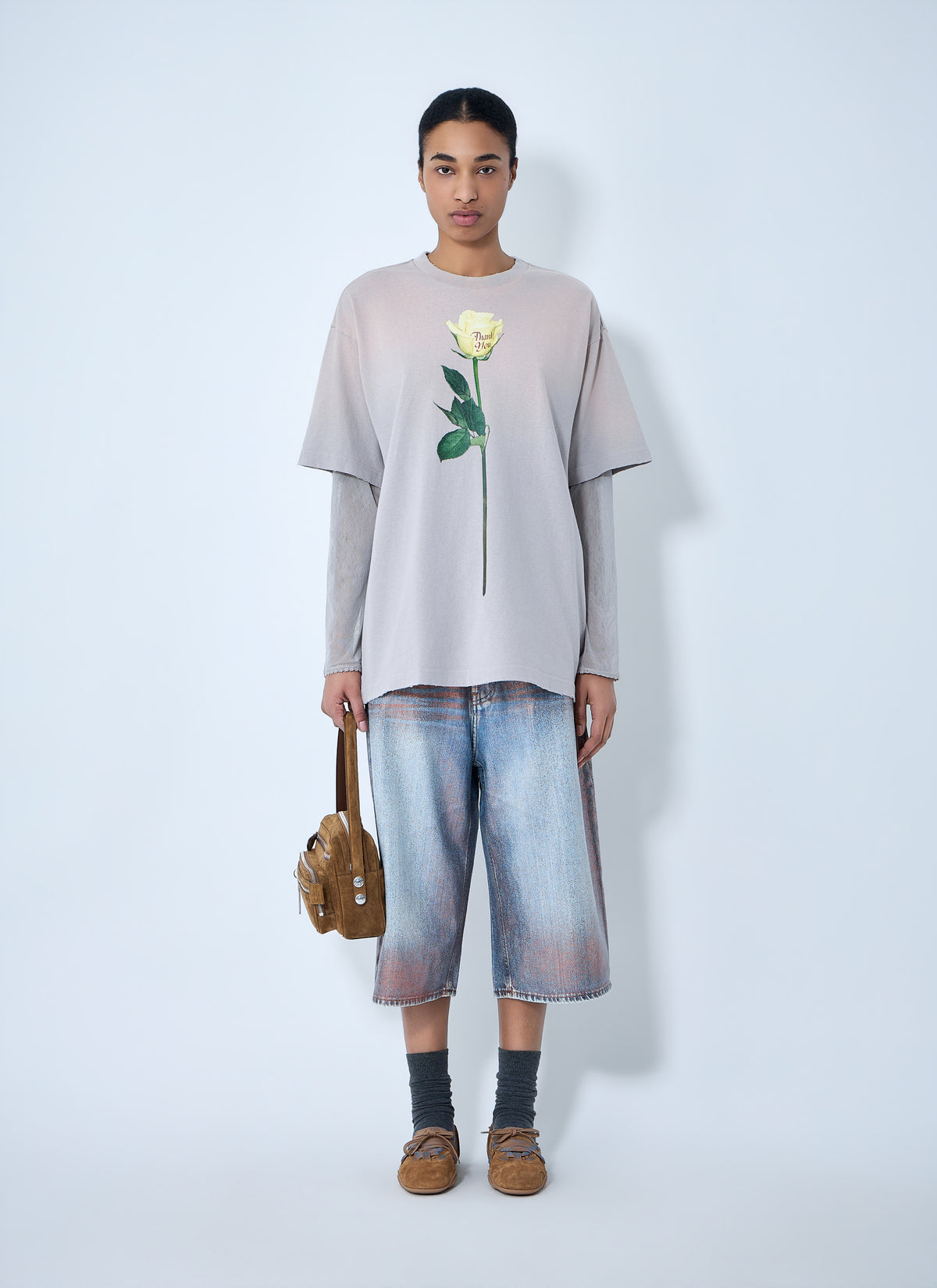 Acne Studios Acne Studios Women Layered Graphic T-Shirt