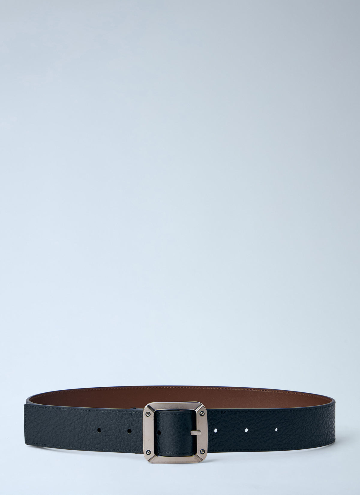 Acne Studios Acne Studios Women Textured Reversible Leather Belt