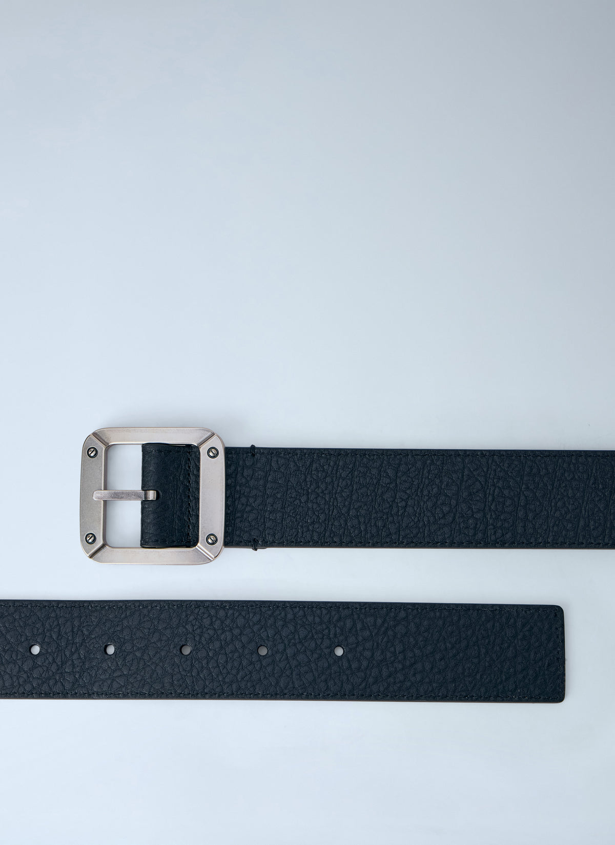 Acne Studios Acne Studios Women Textured Reversible Leather Belt