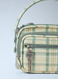 Acne Studios Women Camero Kit Check Handbag