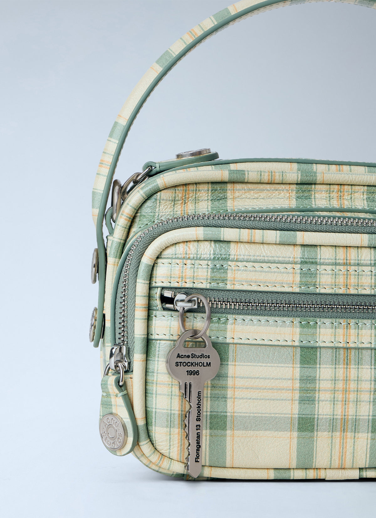Acne Studios Women Camero Kit Check Handbag