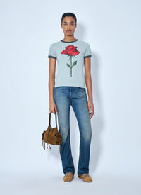 Acne Studios Acne Studios Women Graphic Rose T-Shirt