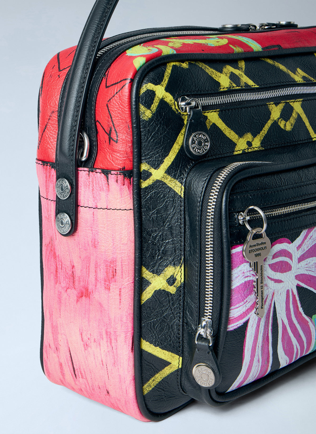 Acne Studios Women Camero Camera Punk Printed Shoulder Bag