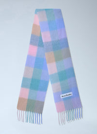 Acne Studios Women Mohair Checked Scarf