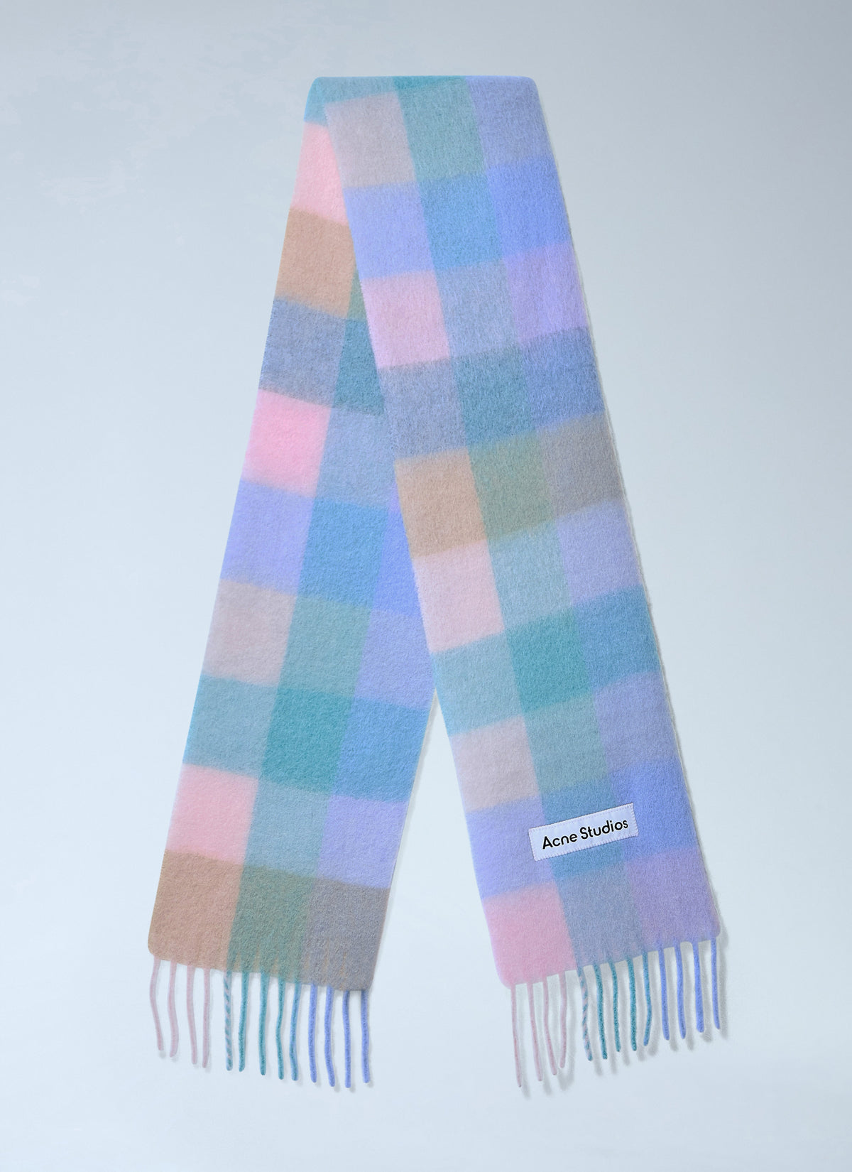 Acne Studios Women Mohair Checked Scarf