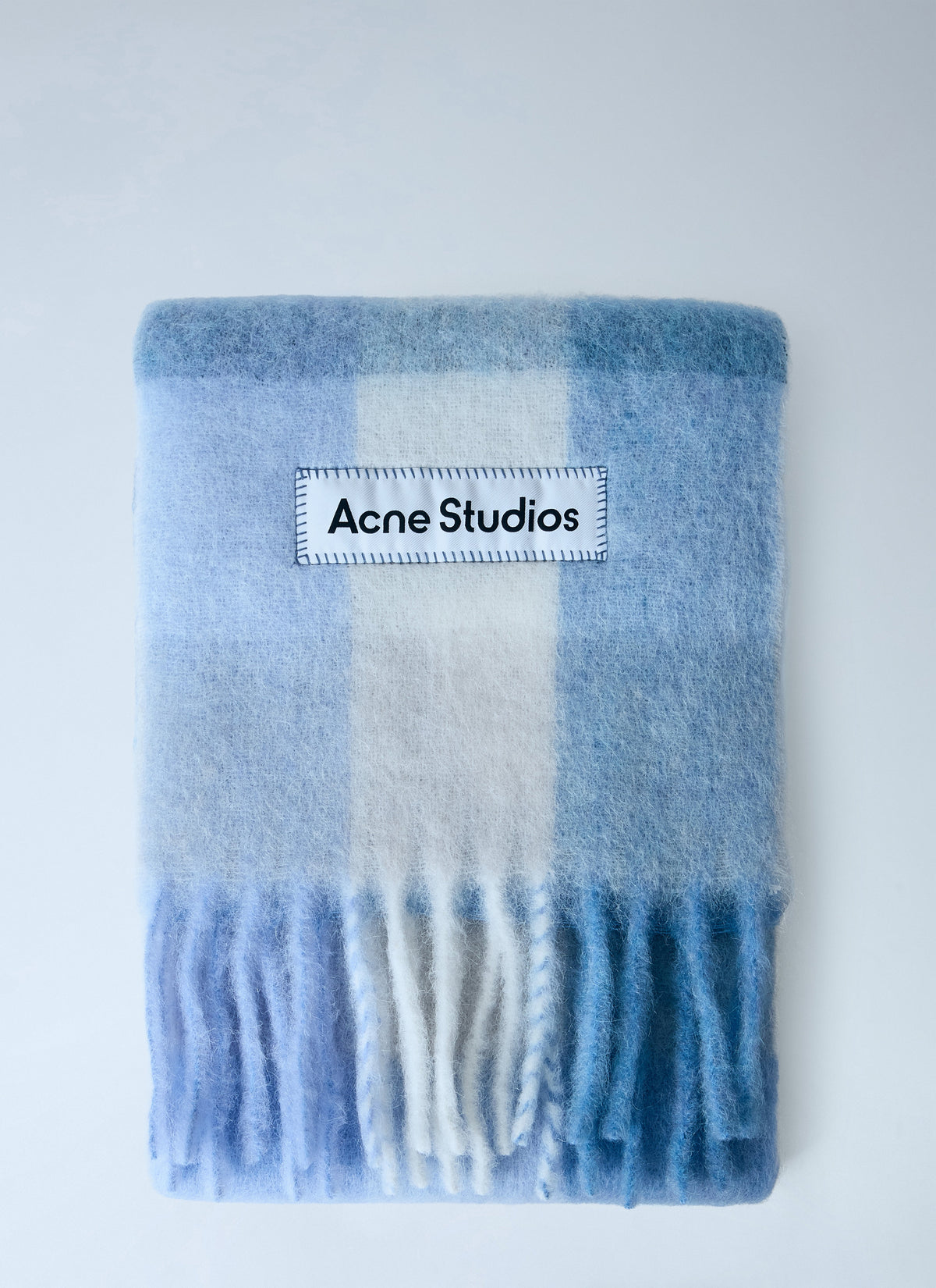 Acne Studios Women Mohair Checked Scarf