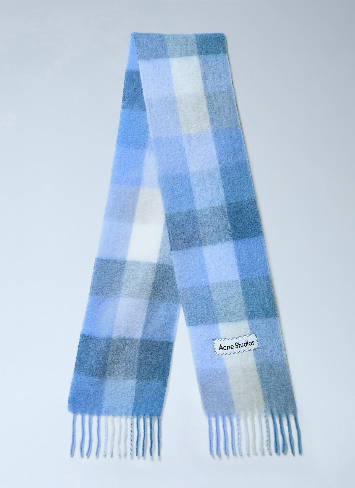 Acne Studios Women Mohair Checked Scarf