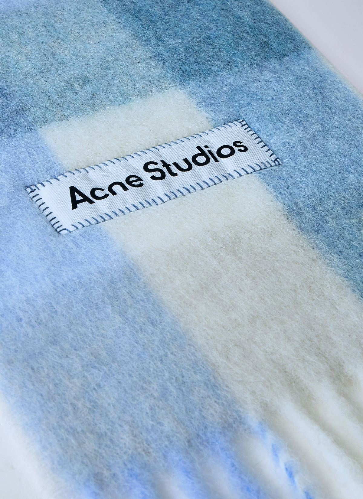 Acne Studios Women Mohair Checked Scarf