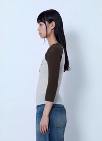 Acne Studios Women Raglan Sleeve Graphic T-Shirt