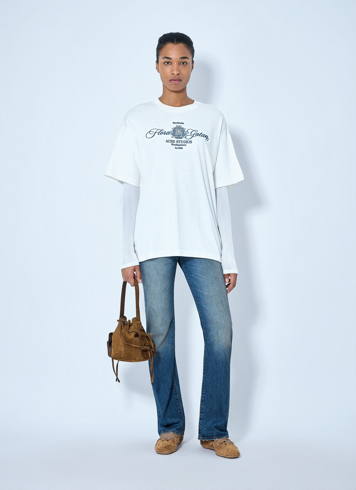 Acne Studios Women Embroidered T-Shirt
