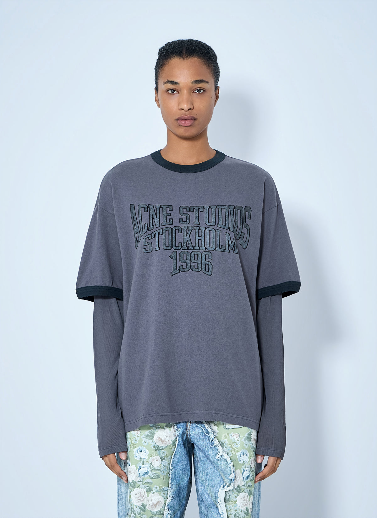 Acne Studios Acne Studios Women Layered Graphic T-Shirt