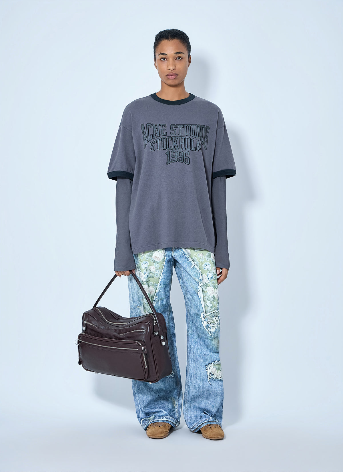 Acne Studios Acne Studios Women Layered Graphic T-Shirt