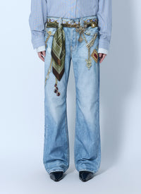 Acne Studios Women Trompe-L'œil Jewellery Jeans