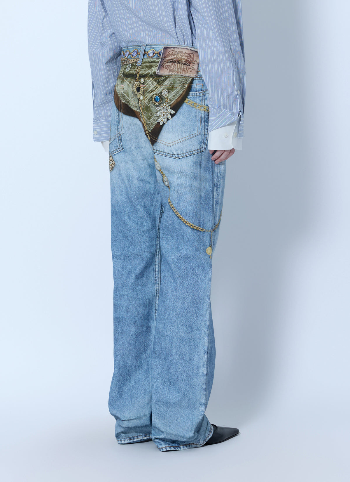 Acne Studios Women Trompe-L'œil Jewellery Jeans