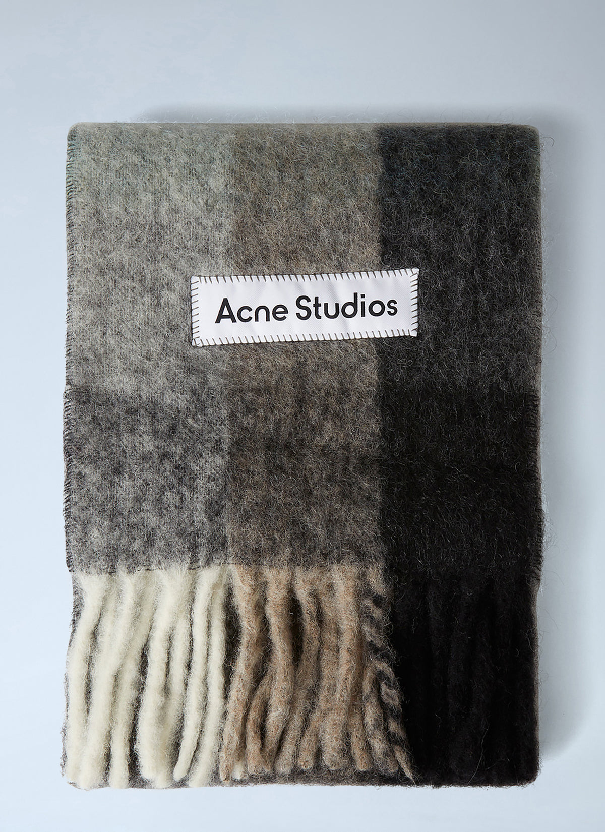 Acne Studios Men Check Scarf