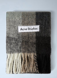 Acne Studios Men Check Scarf