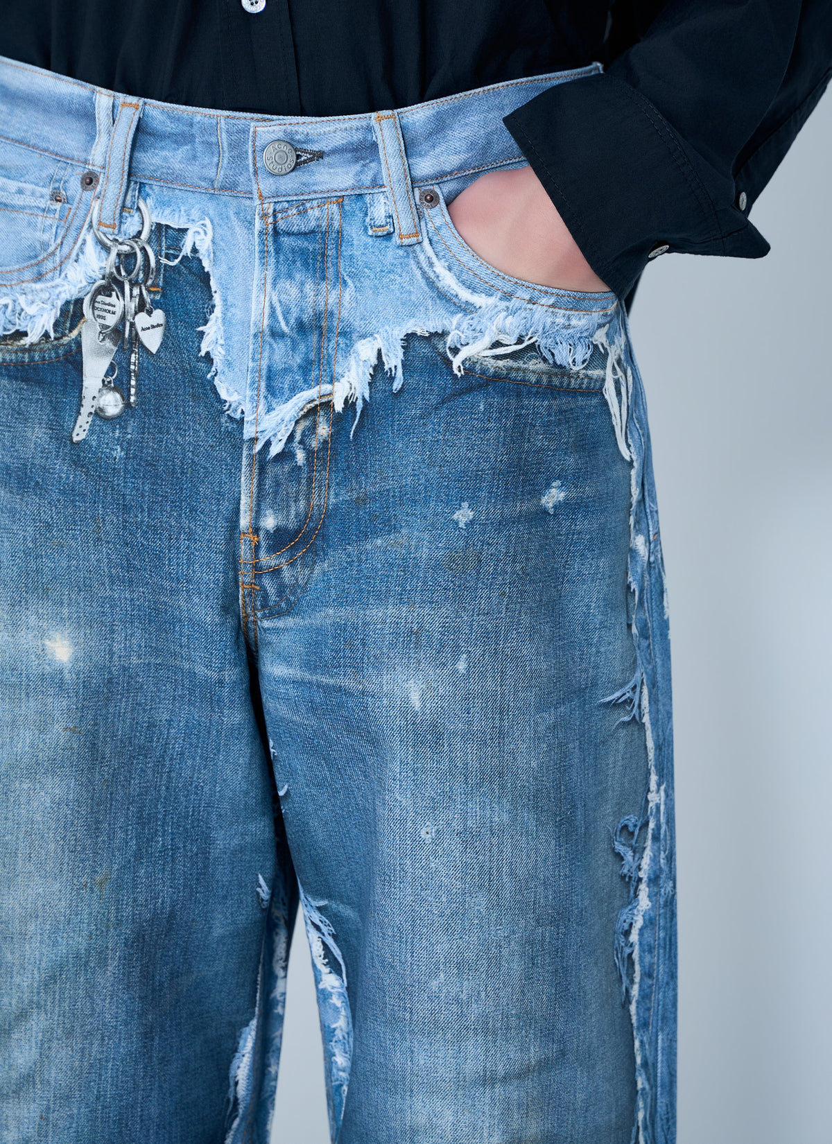 Acne Studios Women Trompe-L'oeil Jeans