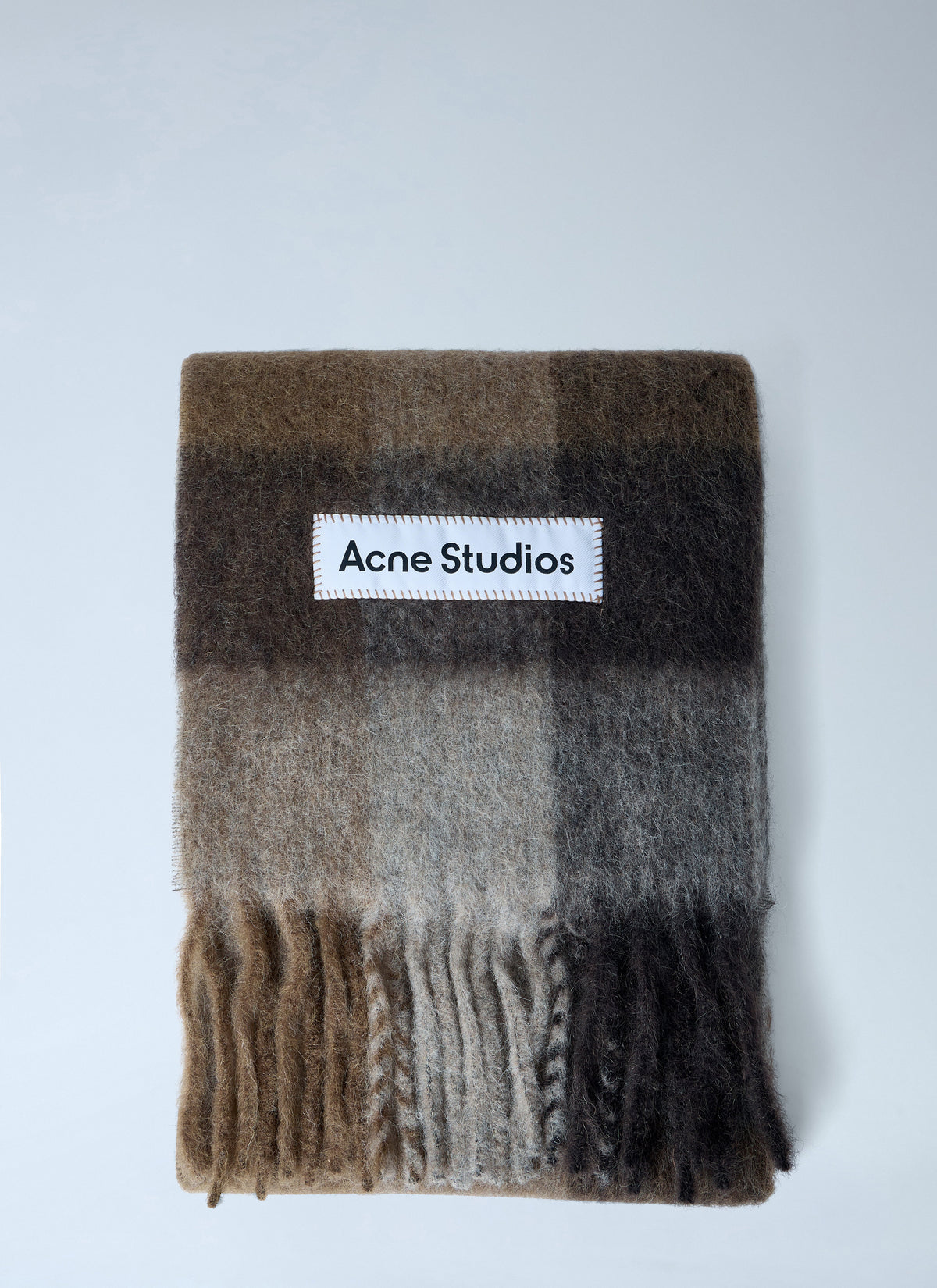 Acne Studios Women Fringed Wool Scarf