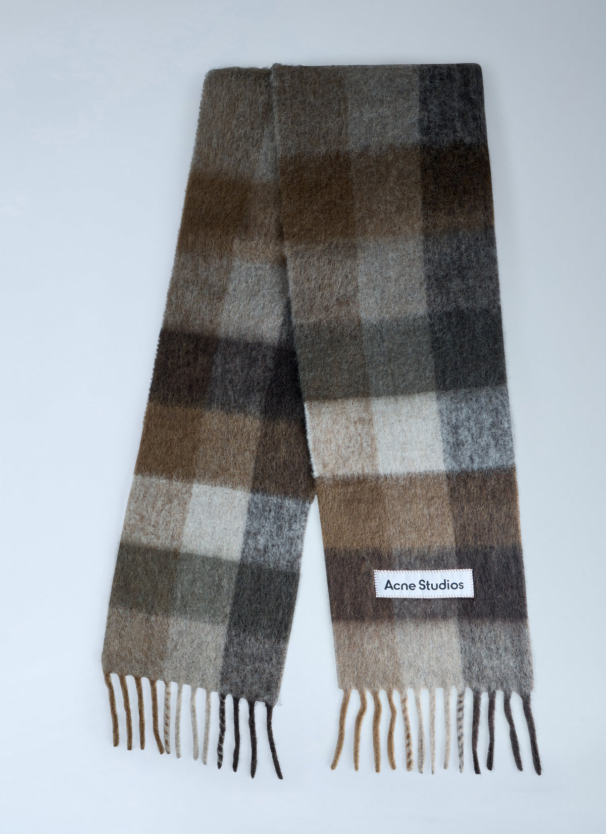 Acne Studios Women Fringed Wool Scarf