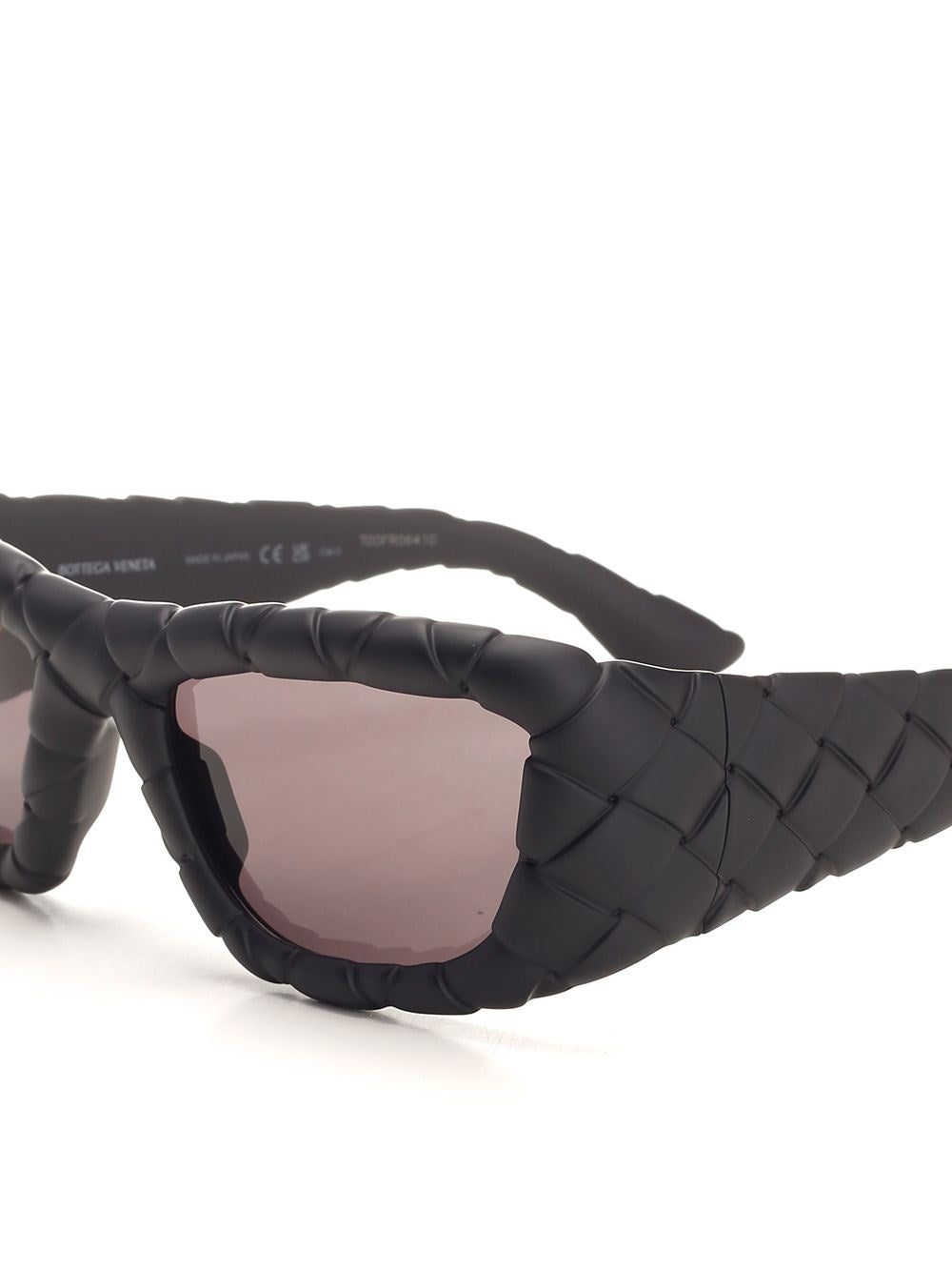 Bottega Veneta Bottega Veneta Men Rectangular Sunglasses Intrecciato