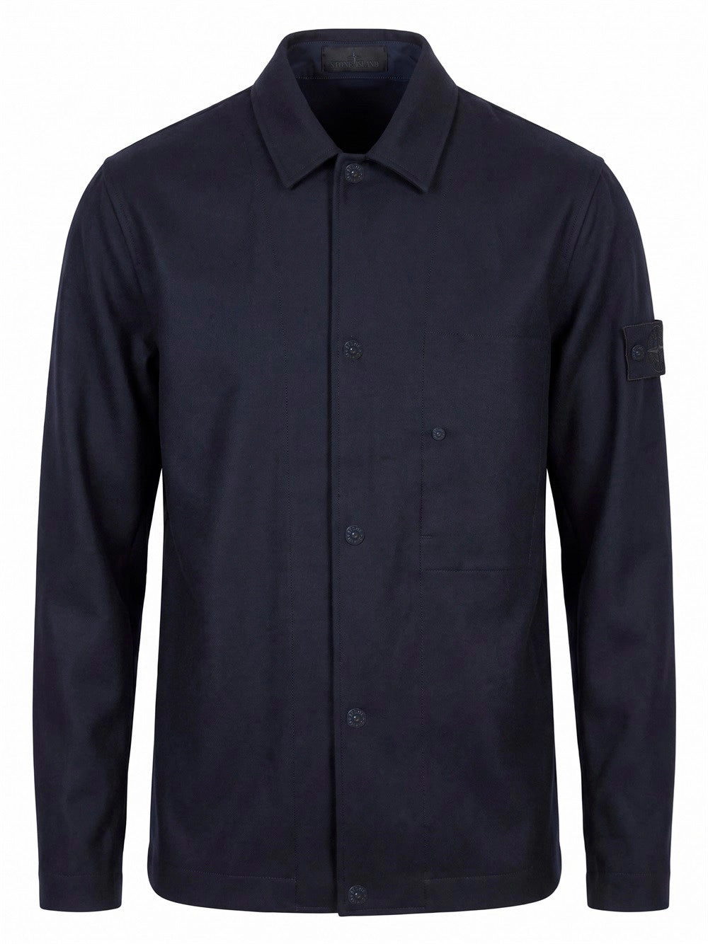 Stone Island Men Wool Nylon Flannel_S.I. Ghost Shirt