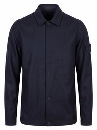 Stone Island Men Wool Nylon Flannel_S.I. Ghost Shirt