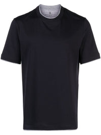 Brunello Cucinelli Men T-Shirt With Faux-Layering