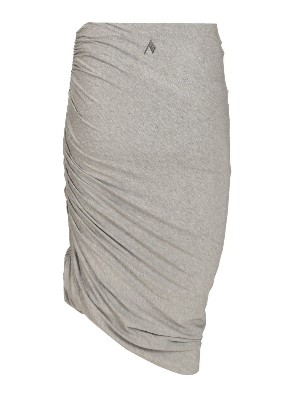 The Attico Women Gathered Midi Skirt