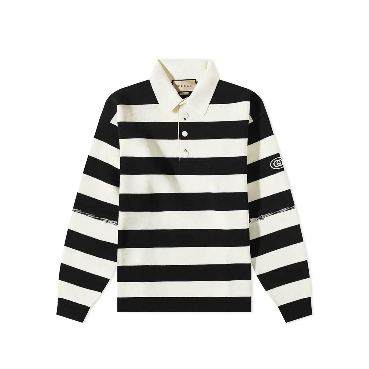 Gucci Gucci Striped Cotton Polo Men