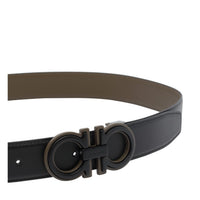 Ferragamo Ferragamo Men Adjustable And Reversible Gancini Belt