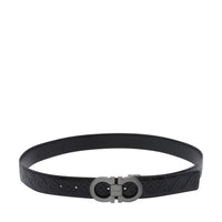 Ferragamo Ferragamo Men Adjustable And Reversible Gancini Belt