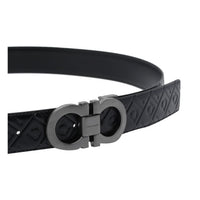 Ferragamo Ferragamo Men Adjustable And Reversible Gancini Belt