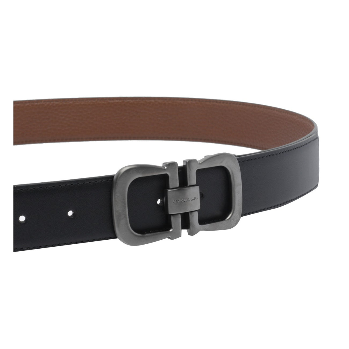 Ferragamo Ferragamo Men Adjustable Gancini Belt