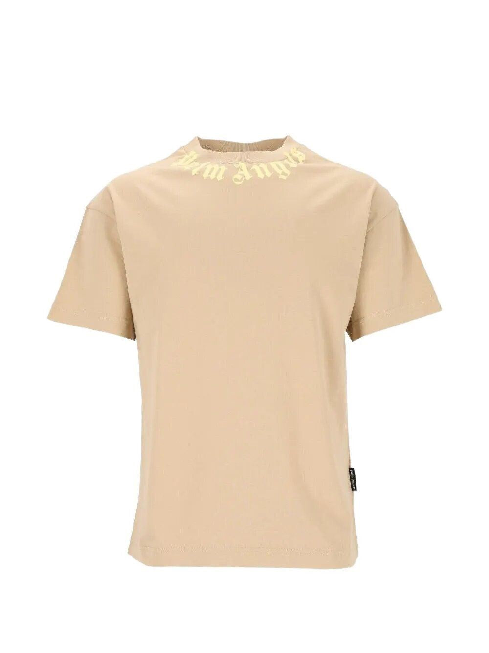 Palm Angels Men Neck Logo T-Shirt