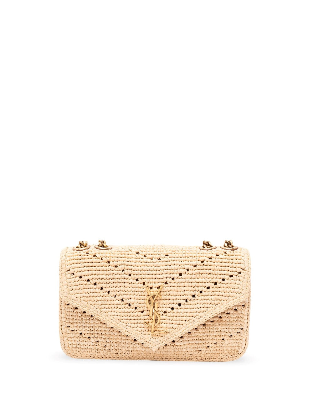 Saint laurent Saint Laurent Women `Loulou` Small Raffia Bag