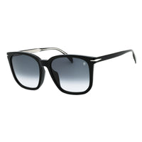 David Beckham Sunglasses Square Full Rim, Black Frame and Dark Grey Gradient Lens DB1071/F/S08079O