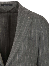 Tagliatore Men "Montecarlo" Pinstriped Suit