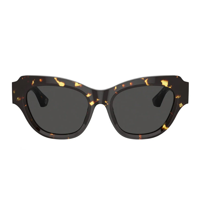 Burberry Sunglasses Cat Eye Full Rim, Dark Havana Frame and Dark Grey Lens BE4423410687