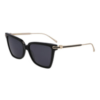 Salvatore Ferragamo Sunglasses Cat Eye Full Rim, Black Frame and Grey Lens SF2036S001