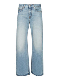 Jacquemus Men Straight Jeans In De-Nîmes Denim