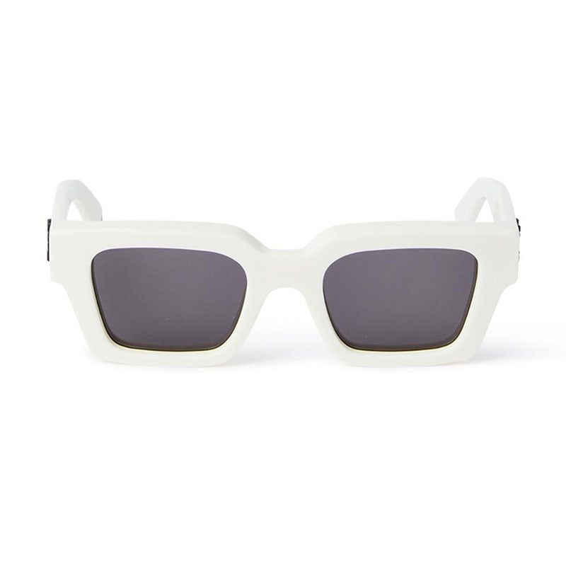 Off-White Off-White Sunglasses Square Full Rim, White Frame and Dark Grey Lens OERI008VIRGIL0107
