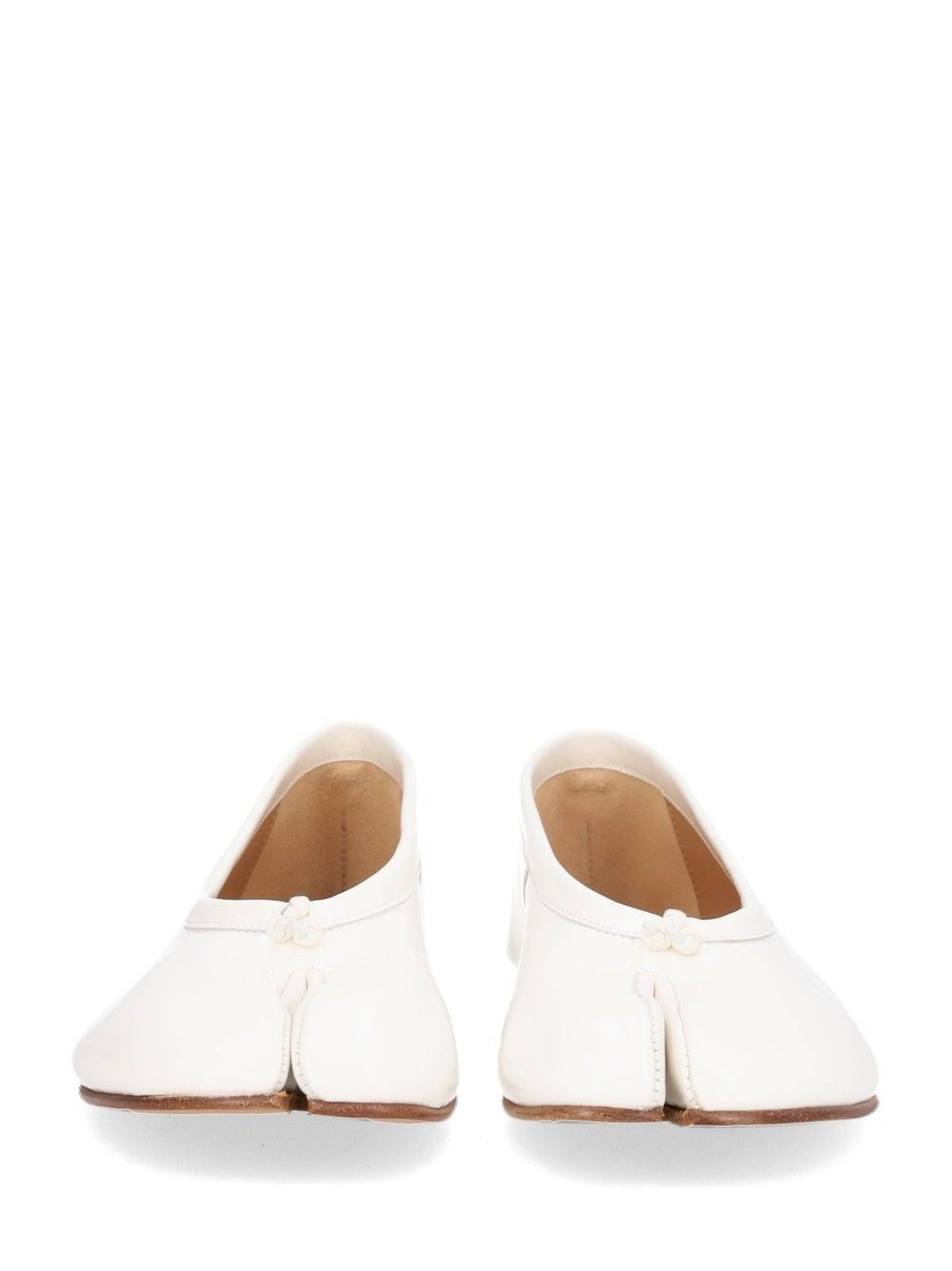Maison Margiela Women Leather "Tabi" Ballet Flats
