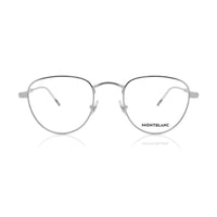 Montblanc Eyeglasses Square Full Rim, Gold Frame and Clear Demo Lens Lens MB0111O002