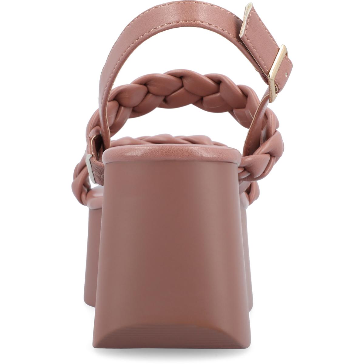 Womens Patent Flatform Ankle Strap